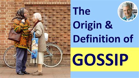 gossip meaning etymology.